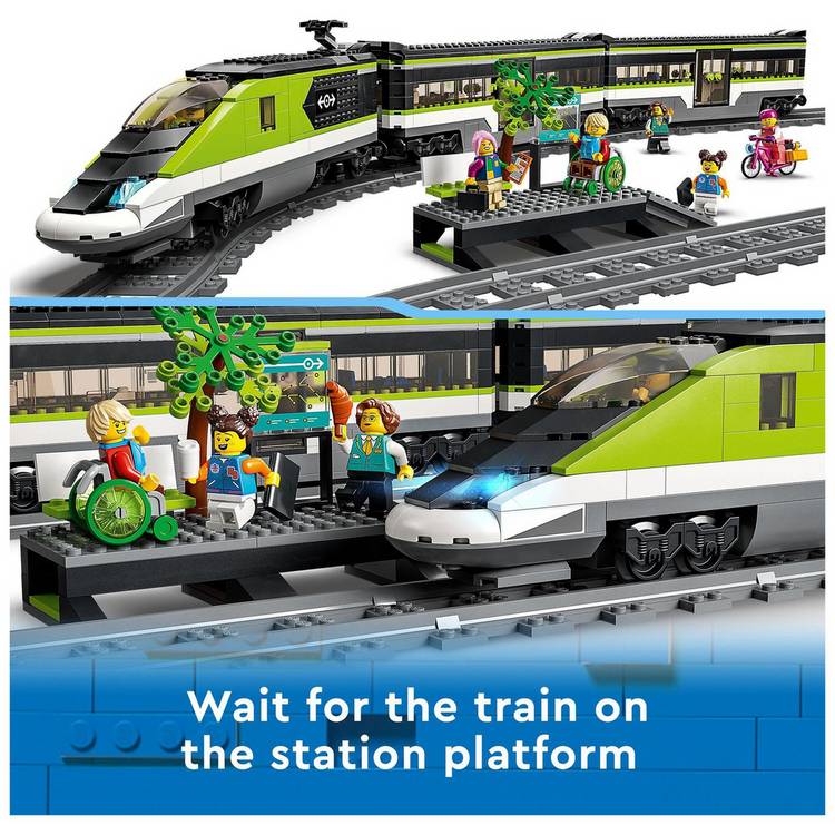 LEGO City Express Passenger Train set 764 pieces, UK version