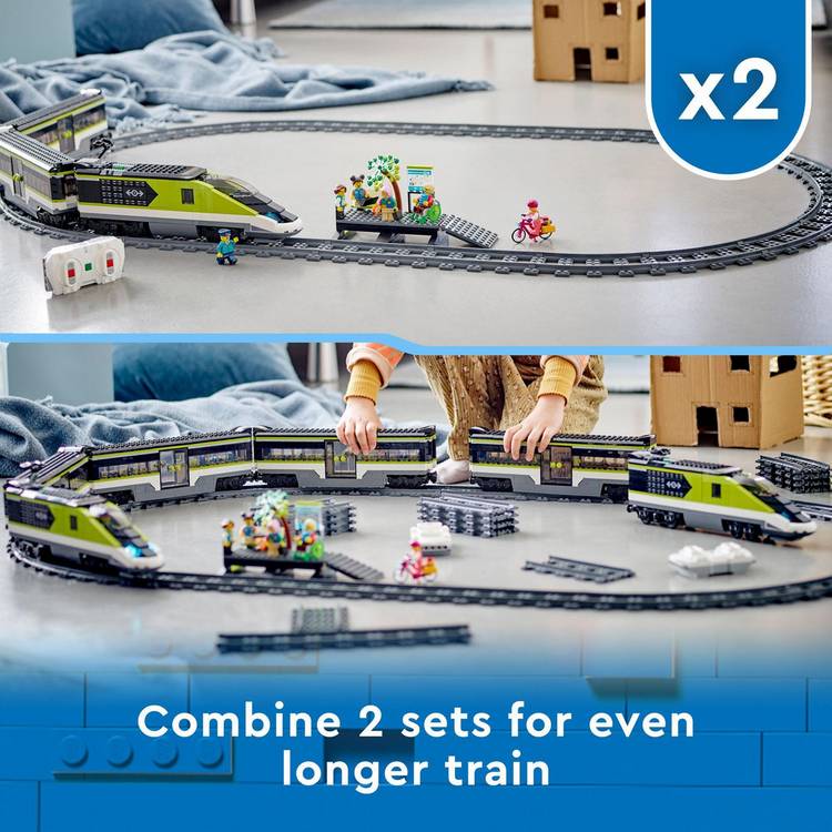 LEGO City Express Passenger Train set 764 pieces, UK version