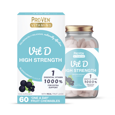 Holland & Barrett Pro-Ven Vitamin D High Strength 60 Chewable Tablets- Buy online at McGrocer