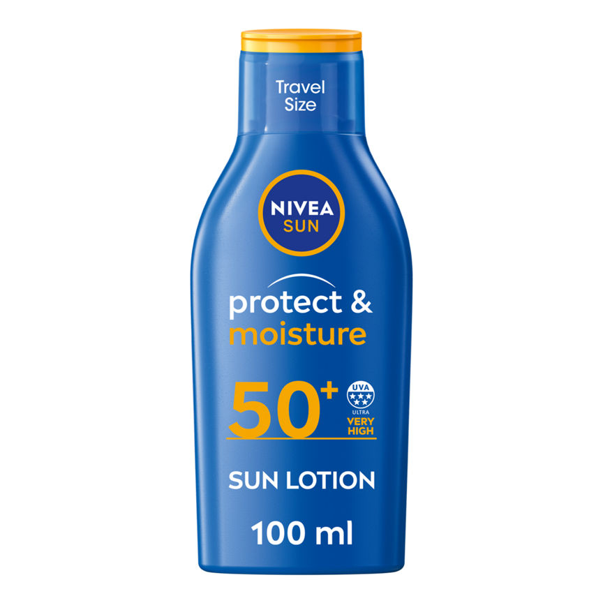 Nivea Protect & Moisture Lotion Travel Size SPF 50+ 100ML