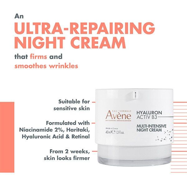 DNR Avène Hyaluron Activ B3 Multi-Intensive Night Cream 40Ml GOODS Superdrug   