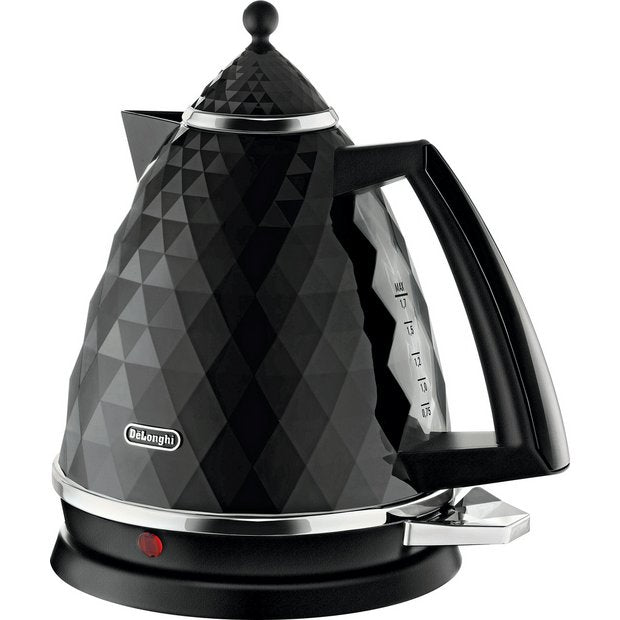 De'Longhi Brillante kettle black 1.7L, imported from the UK