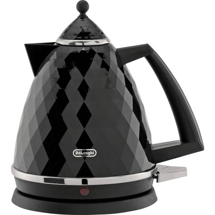 De'Longhi Brillante kettle black 1.7L, imported from the UK