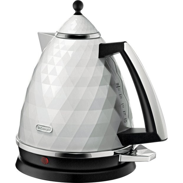 De'Longhi Brillante kettle white 1.7L, UK version