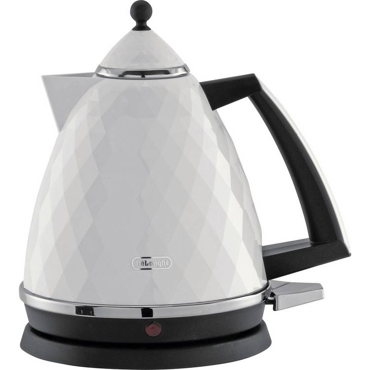 De'Longhi Brillante kettle white 1.7L, UK version