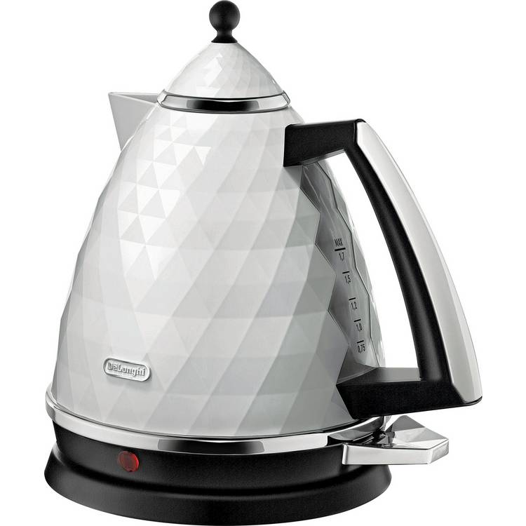De'Longhi Brillante kettle white 1.7L, UK version