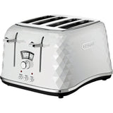 De'Longhi white 4 slice toaster (British brand)