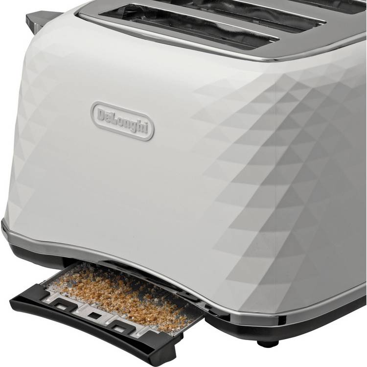 De'Longhi white 4 slice toaster (British brand)