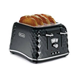 De'Longhi 4 slice toaster black, imported from the UK