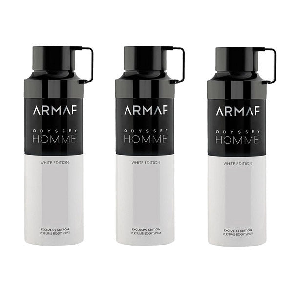 ARMAF Odyssey Homme White Edition perfumed spray 200ml (British brand)