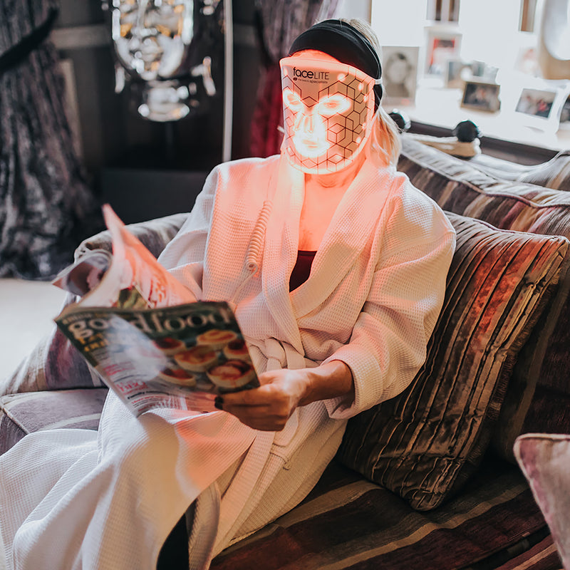 Rio FaceLite red light LED face mask - British product