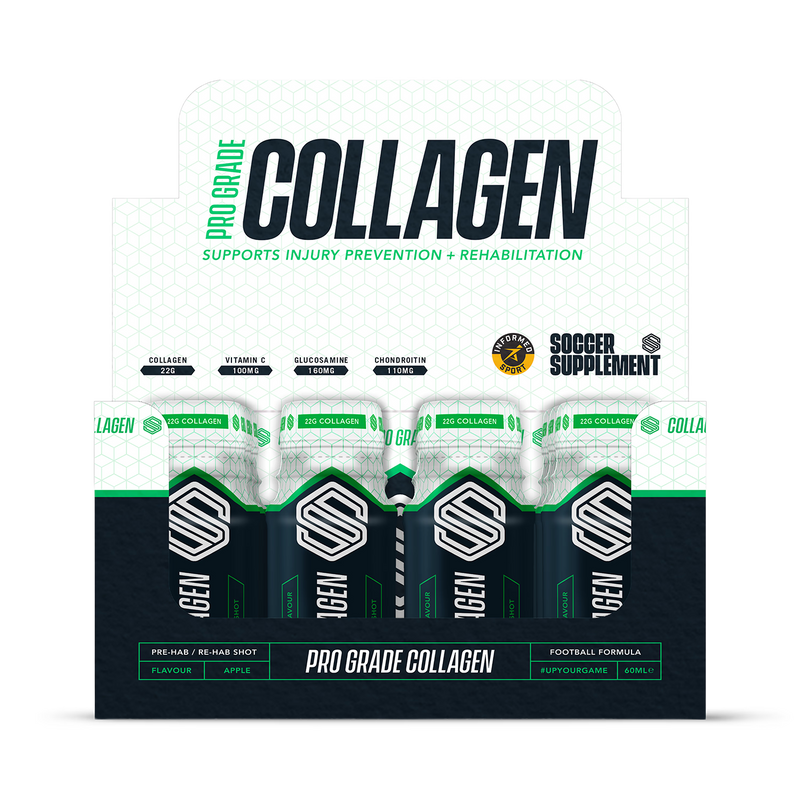 Soccer Supplement bovine collagen shots 22,000mg apple - British product