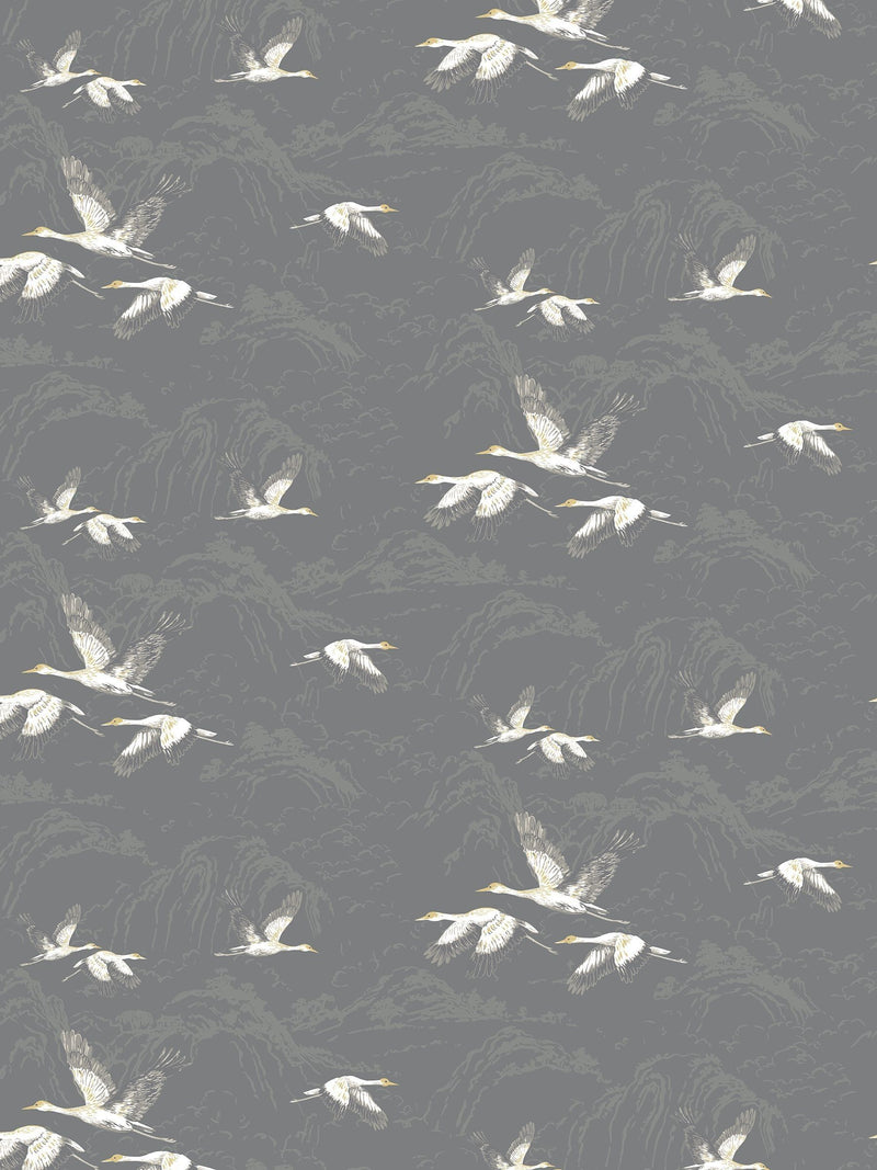 Laura Ashley grey Animalia made to measure roller blind (British brand)