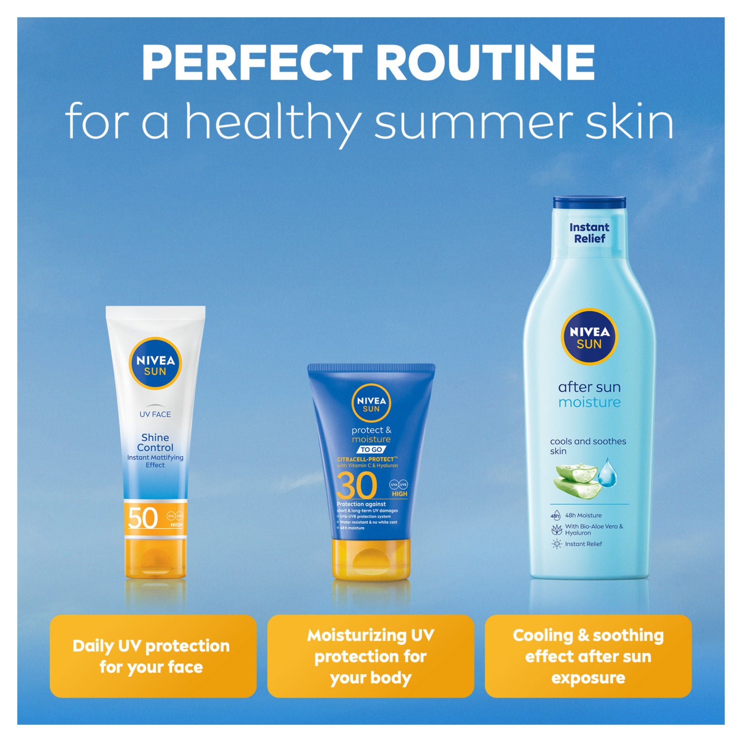 Nivea sun cream SPF30 50ml, imported from the UK