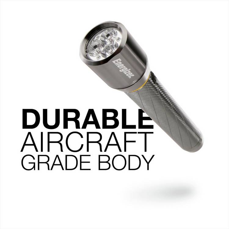 Energizer Vision HD Performance 400 Lumen Metal torch, imported from the UK