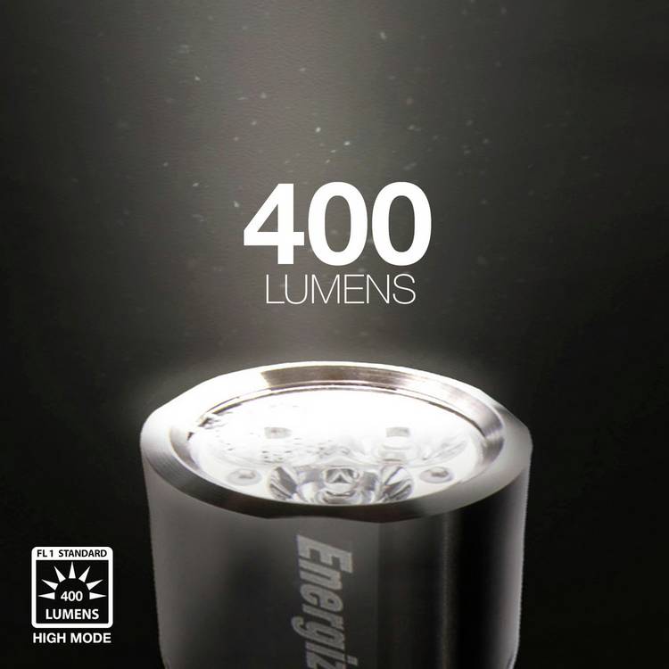 Energizer Vision HD Performance 400 Lumen Metal torch, imported from the UK
