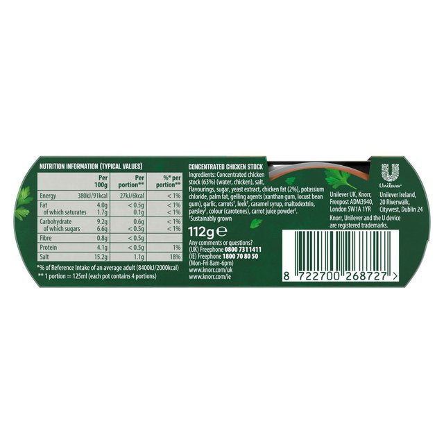 Knorr 4 Chicken Stock Pot   4 x 28g GOODS M&S   