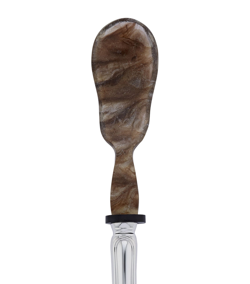 Greggio caviar serving spoon and knife set, UK version