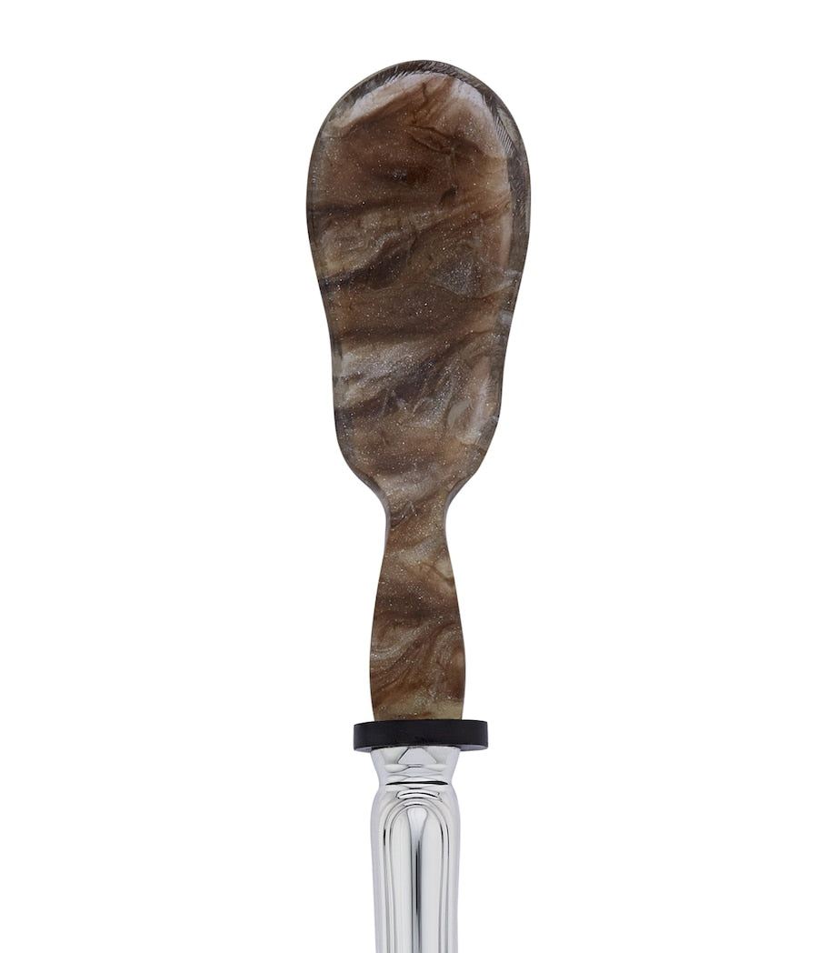 Greggio caviar serving spoon and knife set, UK version