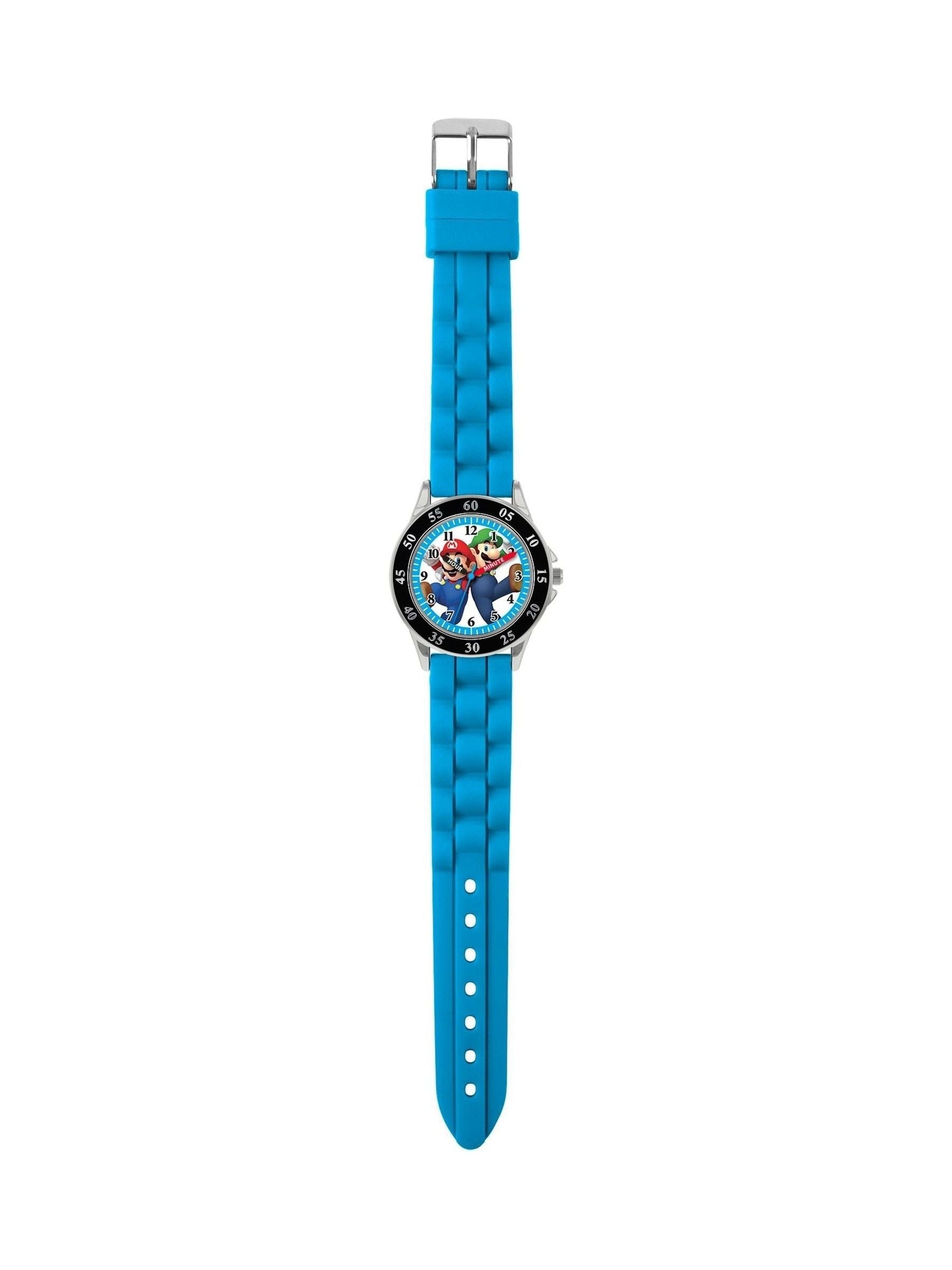 Peers Hardy blue Nintendo Mario time teacher watch (British brand)