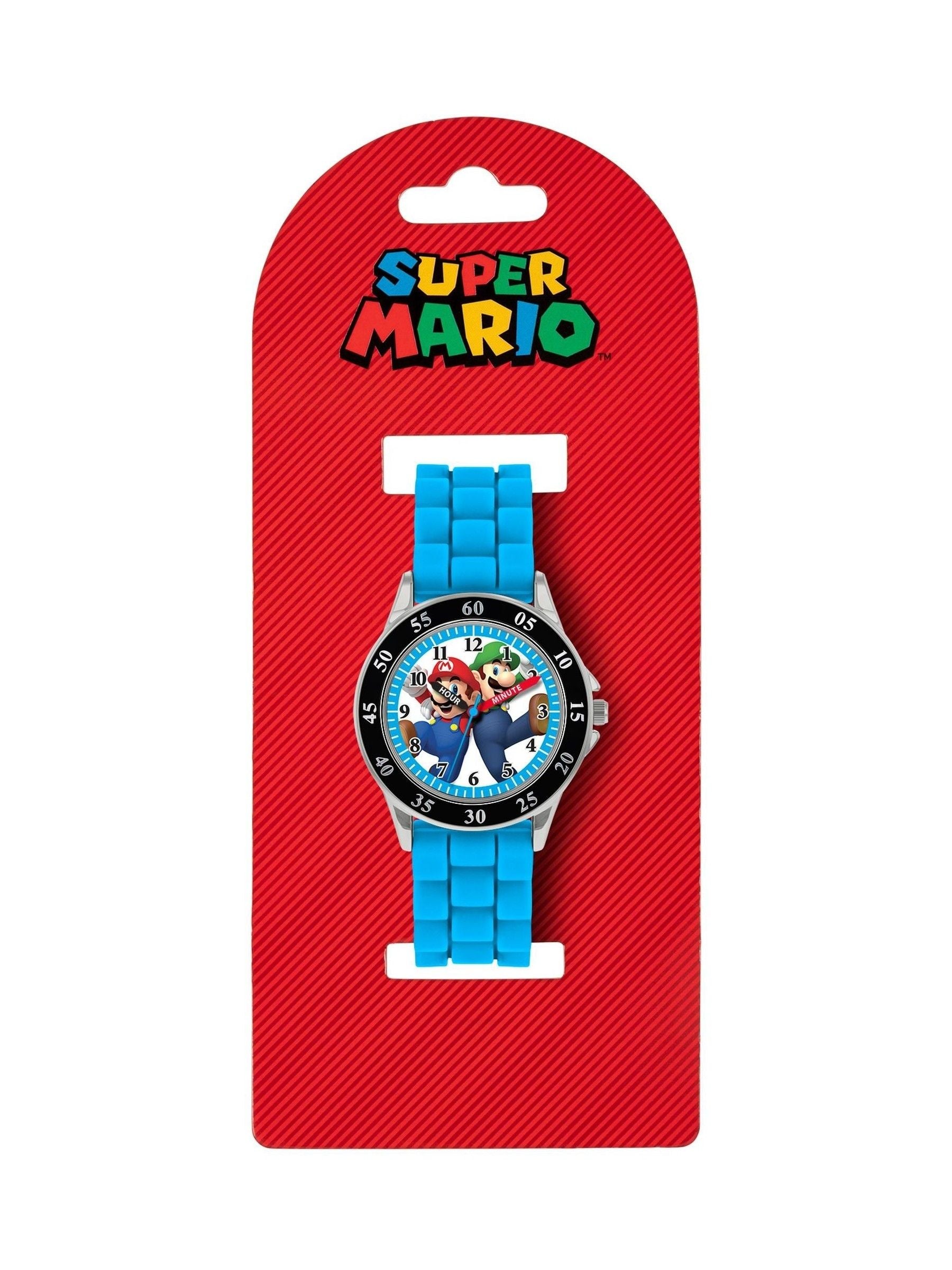 Peers Hardy blue Nintendo Mario time teacher watch (British brand)
