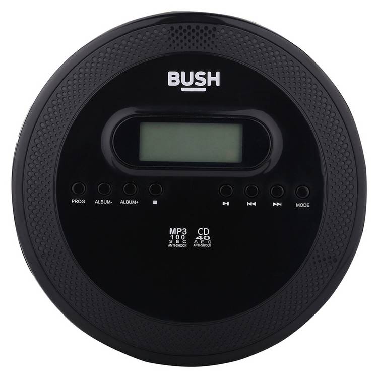 Bush portable CD player with MP3 playback, British product