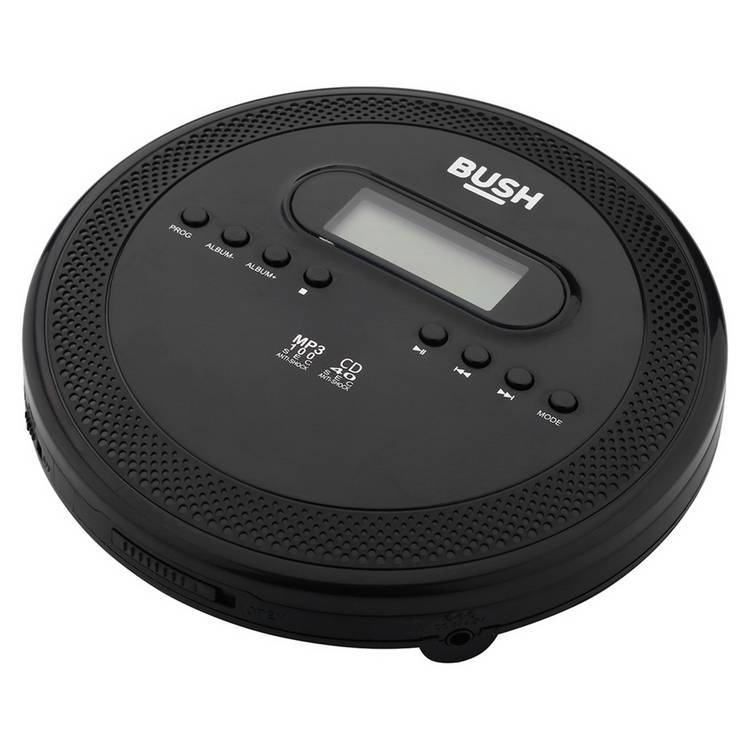 Bush portable CD player with MP3 playback, British product