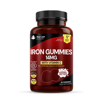 Holland & Barrett New Leaf Products Iron with Vitamin C Gummies 60 Gummies- Buy online at McGrocer