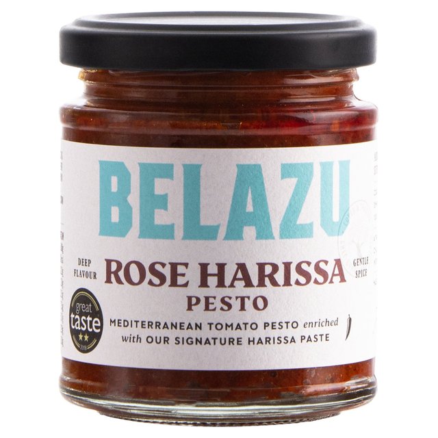 Belazu Vegan Rose Harissa Pesto   165g GOODS M&S   