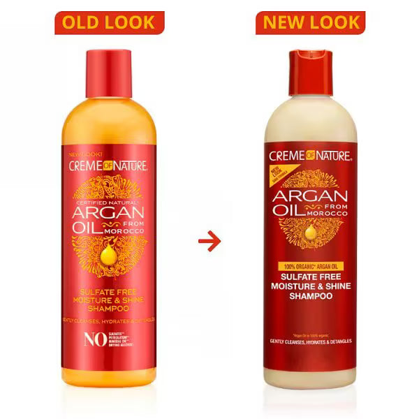 Creme of Nature Argan Oil Shampoo 355ml, imported from the UK