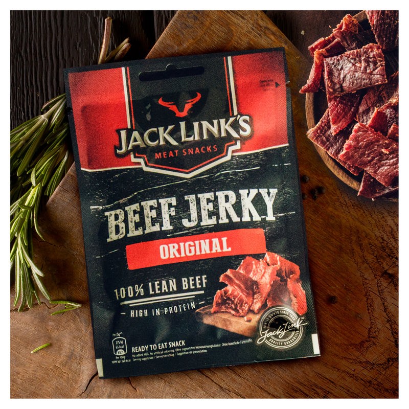 Jack Link's beef jerky original 25g, UK version