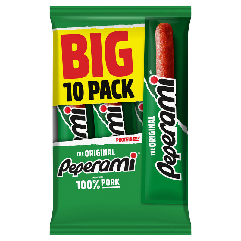 Peperami original salami sticks 10 pack - British product