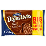 McVitie's Digestives Milk Chocolate Biscuits Twin Pack   2 x 316g GOODS M&S   