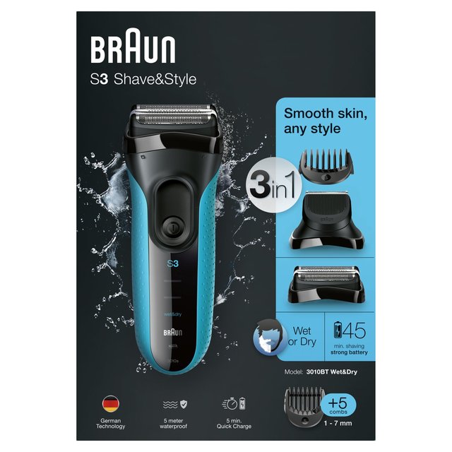 Braun Electric Shaver Series 3 3010BT