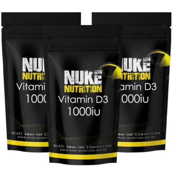 Nuke Nutrition Vitamin D3 1000iu- 180ct