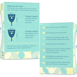 Omnitex Menstrual / Period Cups - 2pk (1  Small & 1 Large) GOODS Superdrug   