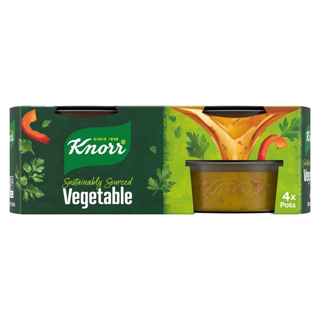 Knorr 4 Vegetable Stock Pot    4 x 28g GOODS M&S   