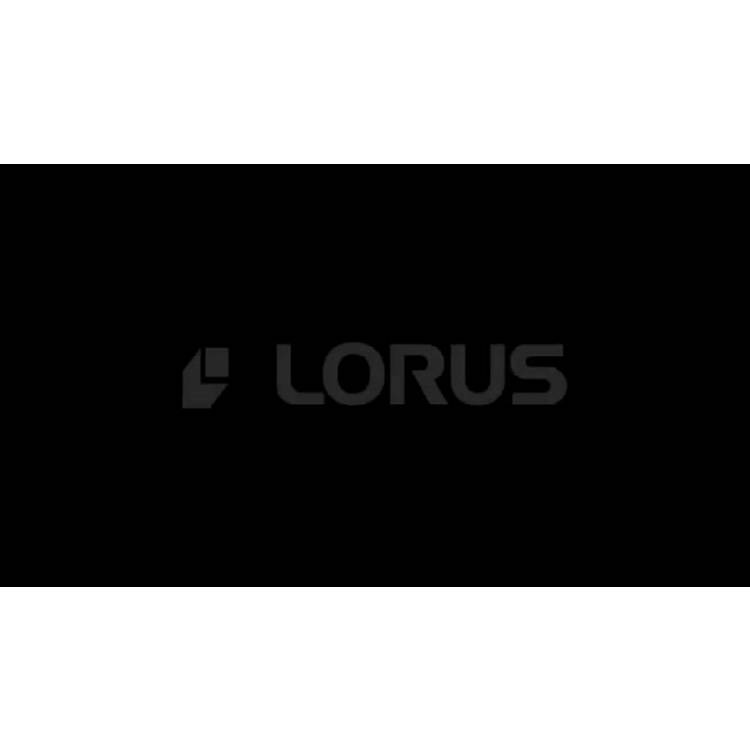 Lorus men's watch blue dial black leather strap 37mm - British product