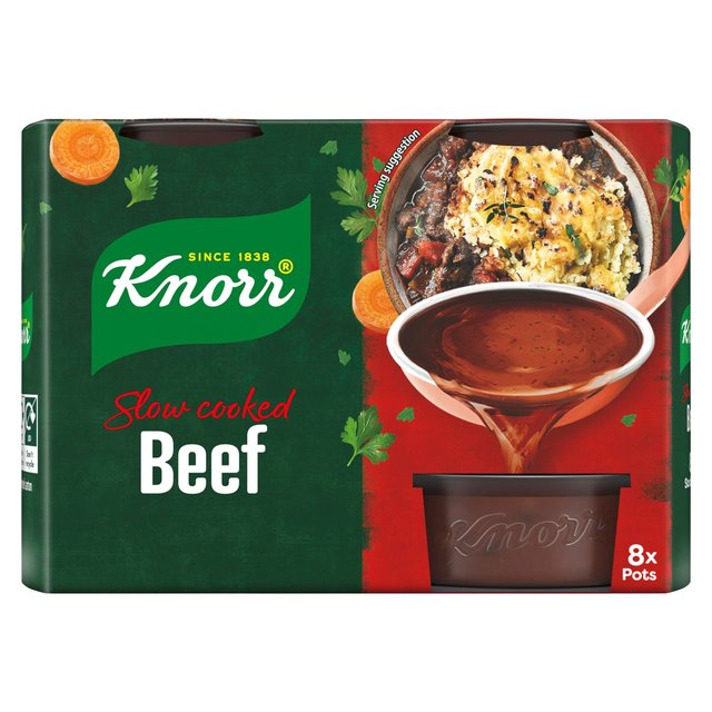 Knorr 8 Beef Stock Pot    8 x 28g GOODS M&S   