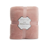 Deyongs Snuggle Touch Fleece Pink Throw GOODS M&S   