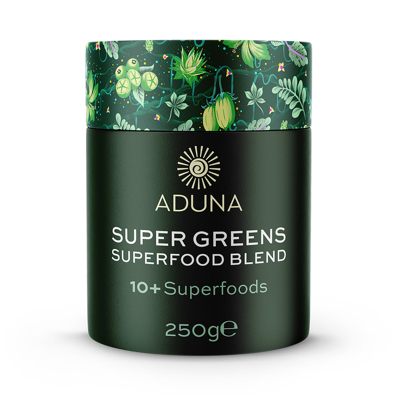 Aduna Super Greens Organic Superfood Blend 250g - British product