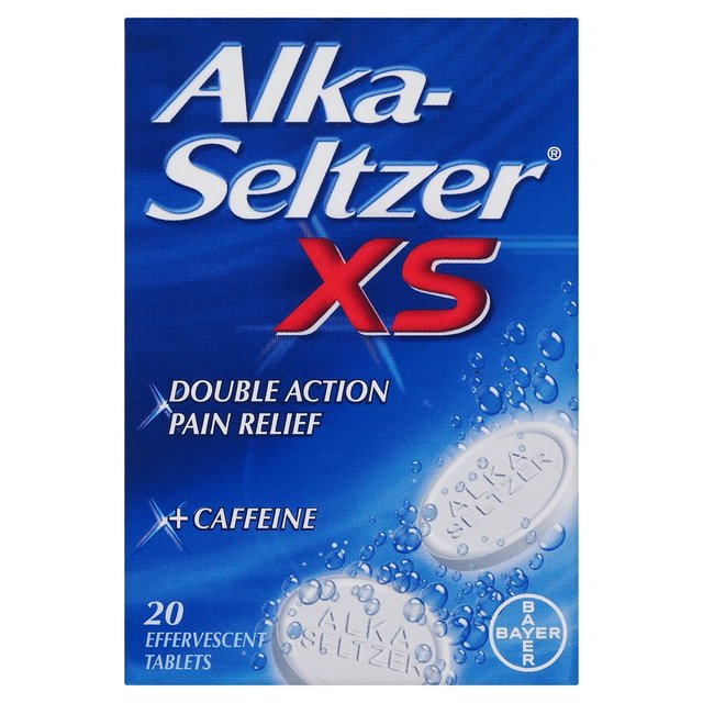 Alka Seltzer XS Extra Strong Pain Relief Effervescent Tablets   20 per pack GOODS M&S   