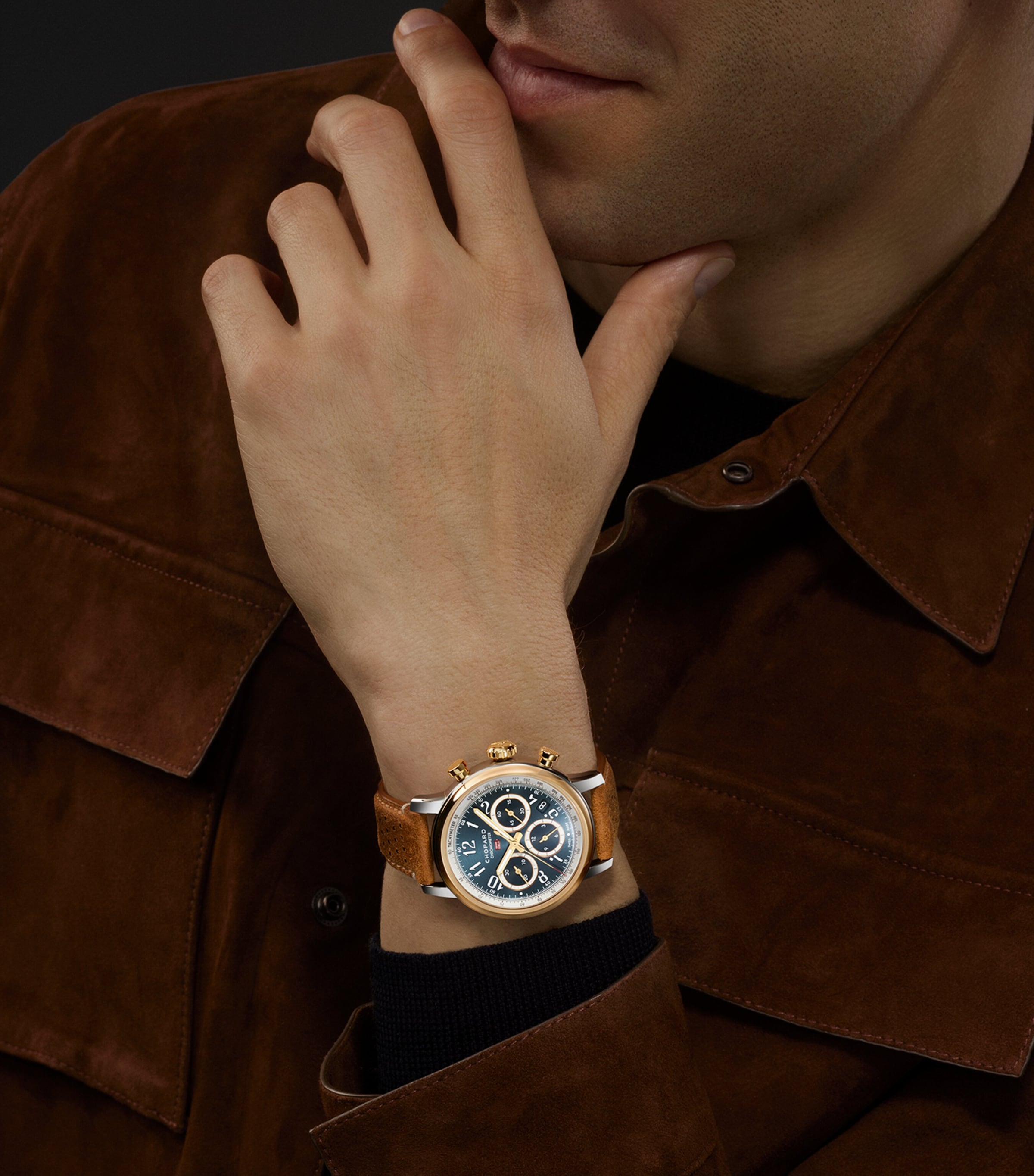 Chopard Mille Miglia Chronograph yellow gold watch 40.5mm, UK version