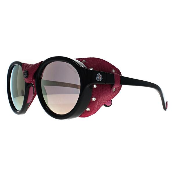Moncler ML0046 black mirrored unisex sunglasses, UK version