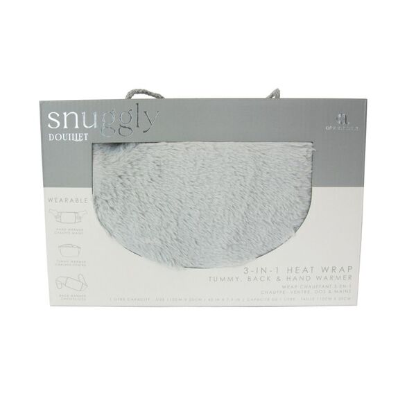 Aroma Home grey 3-in-1 heat wrap - British product