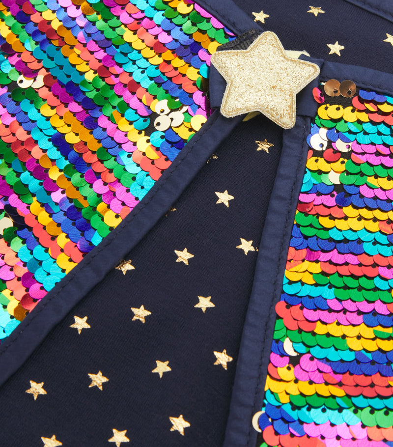Rockahula sequin cape for ages 3-10 years, imported from the UK