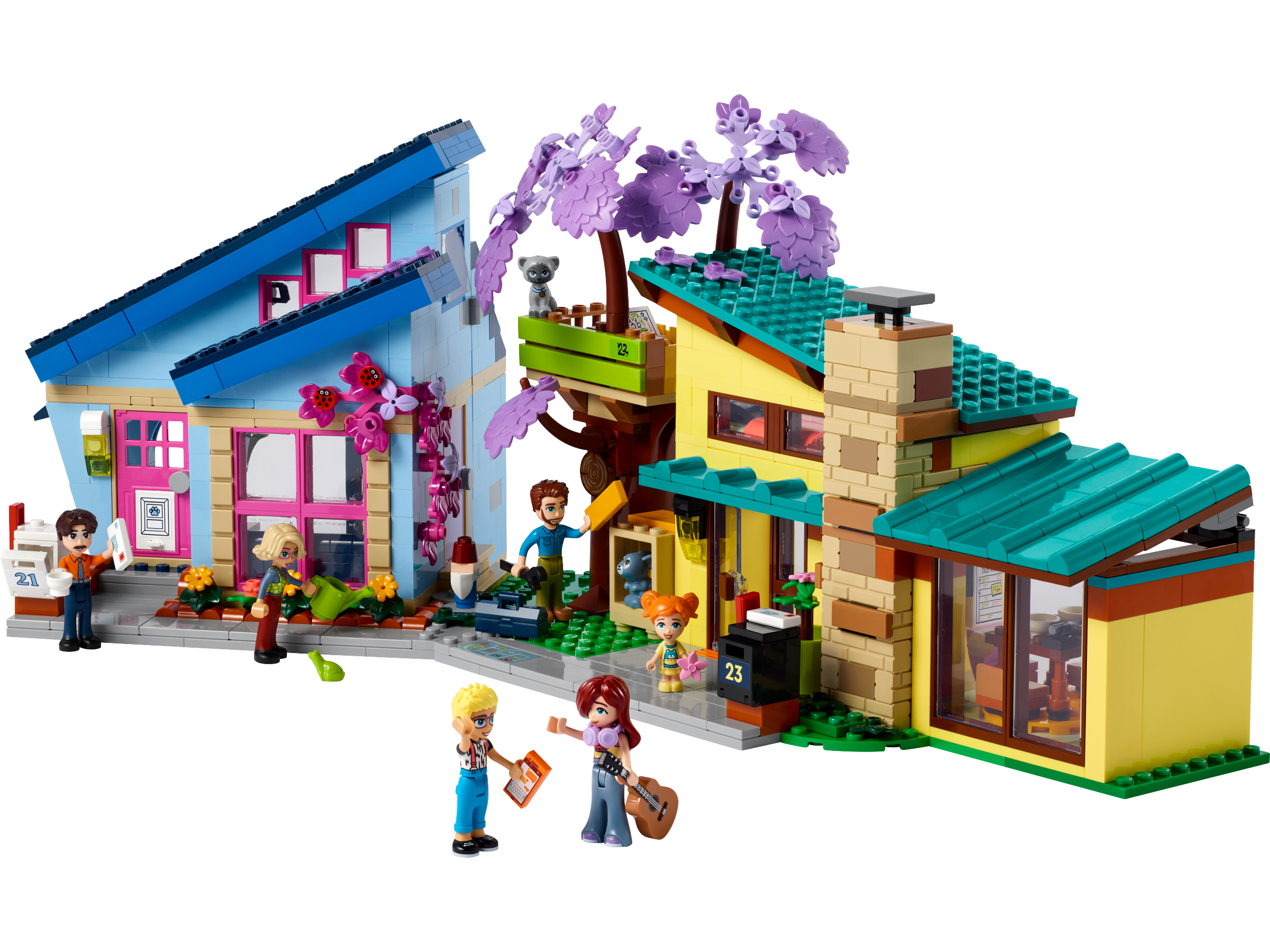 LEGO Friends Olly and Paisley Houses 1126 piece set, imported from the UK