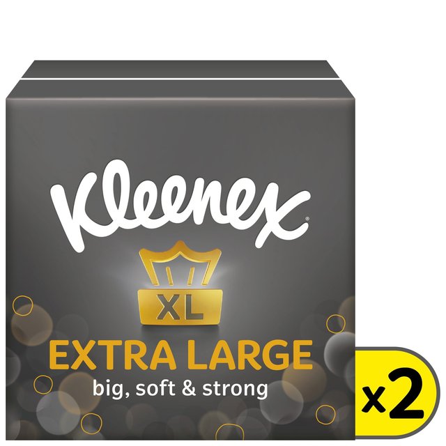 Kleenex Extra Large Tissues Compact Twin Pack   2 x 44 per pack GOODS M&S   