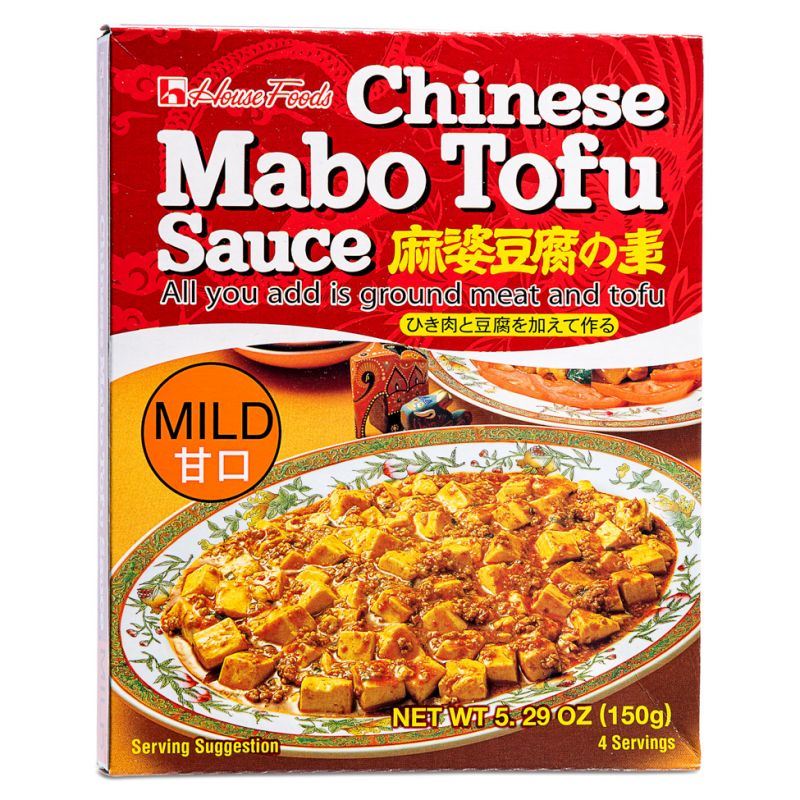 House Foods Chinese Mabo Tofu sauce mild 150g, UK version