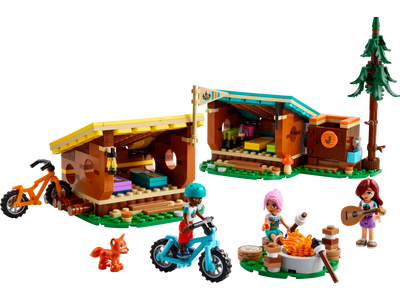 LEGO Friends Abenteuer-Camp Gemütliche Hütten Bauset 437 Teile